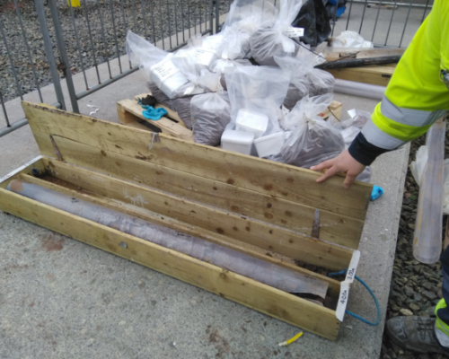 Partnering with AtkinsRéalis & Geotechnical for Soil Analysis...